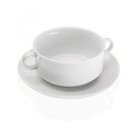 TAZA DE CONSOME CON PLATO