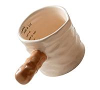 Taza de crema de porcelana con marcado de escala transparente Dispensador de leche de cocina Ideal para estilos de preparación Preparación de café Jarra de leche con medidas