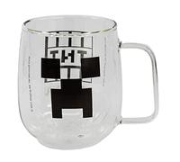 Taza de cristal de doble pared de 290 ml de Minecraft