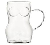 Taza de cristal genérica, 3,35 x 5,51 pulgadas, Drinking Glass Sexy Body Shape | Dishwasher & Freezer Safe Cocktail And Beer Mug, Water Cup For Pub, Party, Home Bar, Kitchen, Gift Display