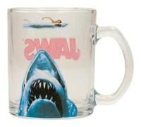 Taza De Cristal Jaws Tiburón Cerámica 315 Mls