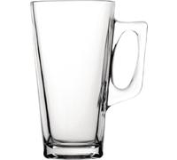 Taza de cristal para café con leche