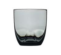 Taza de cristal Vasos sin tallo con forma de diamante, vasos vidrio coloridos plomo for agua, leche, jugo, vino, whisky y cócteles Vasos Vasos De Agua(Grey,Pequeño)