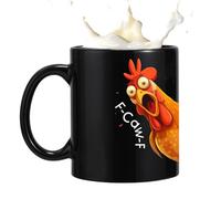 Taza De Cucú-Trás - 11 Oz Taza Graciosa De Gallina, Cerámica Novelty Con Diseño Gallo | Para Decoración De Oficina Y Hogar Estilo Rústico | Regalo Broma Para Hombres, Mujeres, Amigos Y Compañeros