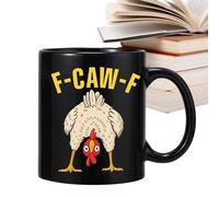 Taza De Cucú-Trás - 11 Oz Taza Graciosa De Gallina, Cerámica Novelty Con Diseño Gallo | Para Decoración De Oficina Y Hogar Estilo Rústico | Regalo Broma Para Hombres, Mujeres, Amigos Y Compañeros