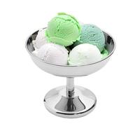 Taza de - Cuencos de postre de acero inoxidable | Vaso para servir 144 G, recipiente para aperitivos que ahorra espacio, recipiente reutilizable para pudín, cuenco de plátano, mousse dividido