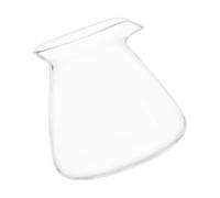 Taza de degustación de café de vidrio de borosilicato, servidores de café para verter sobre la preparación y uso multiusos, jarras de vidrio de borosilicato