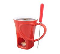 Taza De Derretir Chocolate | Olla de Cerámica Antiadherente Resistente al Calor - Taza De Derretir Caramelo Fuente De Fondue,para Vacaciones Cumpleaños Bodas Hogar Oficina Noche de Cita Postre Caramel