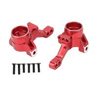Taza de dirección de coche RC, brazo de nudillo mejorado de aleación de aluminio, ligero y duradero, vehículo Traxxas 4 Tec C8 1/10 (Roja)
