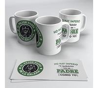 Taza de El mejor padre de la Galaxia - Taza de Desayuno para Regalar el día del Padre - Regalo Original Día del Padre