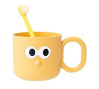 Taza De Enjuague Antidropleta De Gran Diámetro De Gran Diámetro - Taza De Gárgaras De Dibujos Animados - Puerta De Cepillo De Dientes - Taza De Cepillo De Dientes - Niños Y Estructuras Adultos