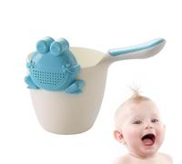 Taza de enjuague de baño para bebé, jarra de ducha, vertedor de agua, herramienta de lavado para niños, contenedor de enjuague de champú para niños con flujo utilizado durante el baño, limpieza