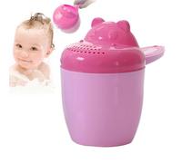Taza de enjuague de baño para bebés - cómodo enjuiciador de cabello para bebés | Rinser de champú antideslizante | Socador de seguridad de caricatura para niños para niños pequeños bañándose en el cab