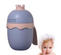 Taza De Enjuague Para Baño De Bebé: Enjuague En Cascada, Lavado De Cabello Ergonómico De Dibujos Animados Para Niños Que Se Bañan, Mantiene El Agua Fuera De La Cara, Cubo Vertedor De Champú Sin Rasgad