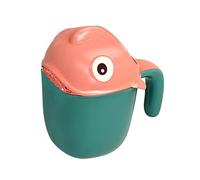 taza de enjuague taza champú para peces de pesca creativo, baño de bebé enjuague enjuague ducha aspersor lavado corte de pelo portátil agua agua paleta de agua para ojos y oídos