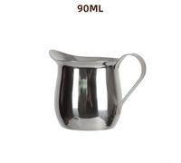Taza de espuma de leche de acero inoxidable para café, disponible en 2 onzas a 8 onzas, perfecta para crear arte con leche (90 ml)
