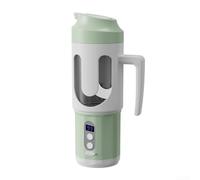 Taza de exprimidor eléctrica portátil con entrega de energía inalámbrica y estructura de clarificación de jugo integrada (verde de doble hoja)