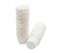 Taza de filtro café recargable, cápsula rellena malla acero inoxidable, Compatible con cafeteras Ninja(100pcs Paper filter cup)