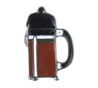 Taza de filtro de café americano Reverspin de esmalte para camisa de mezclilla, Normal, Metal no precioso