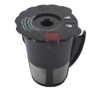 Taza de filtro de café, tazón de polvo, herramienta de filtrado de granos de café, colador de café con textura, adecuado para máquina de café