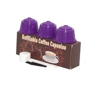 Taza de filtro de café, textura plástica recargable y reutilizable, varios colores para los amantes del café, hacer café efectivo 3 piezas solución de café que ahorra costos