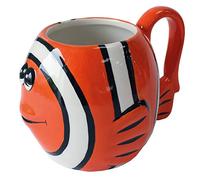 Taza de Fish del payaso de los Critters de la loza de Deluxebase. Taza formada linda, animal de la novedad para los niños y adultos.