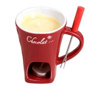 Taza De Fondue De Chocolate - Calentador De Mantequilla De Cerámica - Taza Cuenco Para Queso Hecho A Mano,para Cena Aperitivo Postre Salsa de Queso Dulces Pan Noches de Cita Picnics Fiestas Familia