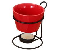 Taza De Fondue - Olla De Cerámica De Cerámica, Cuenco De Remojo Calentado Con Llama, Máquina De Dulces Compacta | Contenedor De Servicio De Queso Para Reuniones, Bandeja De Degustatio