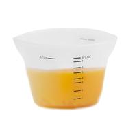 Taza de fusión de silicona, herramienta de medición flexible y segura para el calor, recipiente de vertido suave, jarra de fusión de flujo suave, accesorio de cocina fácil de limpiar, medida de