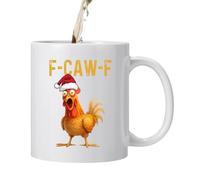 Taza de Gallina - 350 ml Asa Ergonómica Tema Animal Cerámica,Taza de Té Animal,Para Otoño, Halloween, Acción de Gracias, Navidad, Fiestas, Cumpleaños, Fiesta, Hogar, Cocina, Mujeres, Hombres,