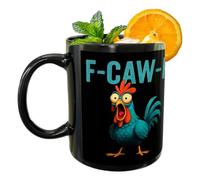 Taza De Gallo - Copa De Novedad | Roosterrr Coffee Mugg | Coffeeee De Roosster Muggg 12oz | Drinkware Ceramic Roosterr Cupp Para Café | Leche De Cacao Caliente Bebidas Frías Compañeras De Trabajo