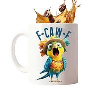 Taza de gallo de cerámica - Taza de 350 ml con diseño de animales, mango liso, vajilla duradera para beber café y té | Regalo creativo para hombres, mujeres, colegas, hogar, cocina, otoño, otoño, hola