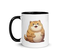 Taza de gato felino gatito pasión humor divertido divertido fanático, regalo elegante para mascotas, niña y hombre