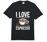 Taza de Granos de café Espresso I Love Comfort Colors Adult Heavyweight T-Shirt
