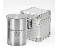 Taza de gravedad específica de alta precisión para medición de densidad de pintura, acero inoxidable, fácil de limpiar, bajo error