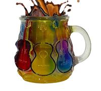 Taza de guitarra, taza con temática musical, taza para guitarristas profesores coleccionistas - uso diario en casa de viaje regalos cumpleaños retiro