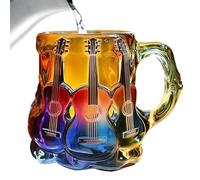 Taza De Guitarra - Taza De Café | Accesorios Musicales Regalos | Tazas Temáticas De Música Novedosa | Topes Para Maestros Músicos Guitarist Viajes Collection Retirement De Navidad Cumplese Diario Cole