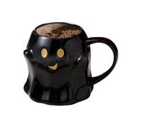 Taza de Halloween, 440 ml, divertida taza de cerámica, reutilizable para el día a día, celebraciones, club de lectura universitario