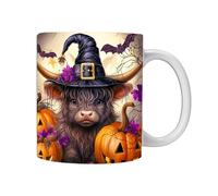 Taza de Halloween - Tazas de Café de Halloween | Tazas de Cerámica | Tazas Spooky | Decoración Estética de la Sala | Taza de Leche con Mango Taza de Bebidas para Café Té Leche Haloween Decoración del