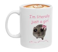 Taza De Hámster Triste - Taza De Cerámica Divertida Con Estampado Ďe Hámster Đe 11 Oz | Colección Dog Lovers Ĥamster Mum Ḿug | Ţaza Divertida Única Que Hace Reír A Todos Para Mujeres Y Hombres.