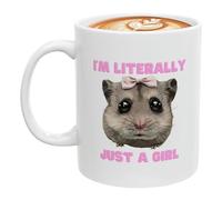 Taza de hámster triste - Taza Hilarante de Hámster de Cerámica de 11 oz | Colección Dog Lovers Mum ug | Taza Divertida única que hace reír a todos, Para Mujeres Y Hombres
