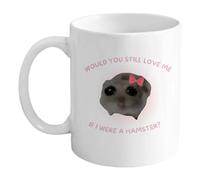 Taza De Hámster Triste, Taza Para Hámsters Tristes - Taza De Cerámica Única De 11 Oz Con Un Hámster Triste, Taza De Hámster Taza De Café De Cerámica Divertida Para Hámsters De 11 Oz - Diseño C