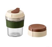 Taza de infusión fría con bandeja de cubitos de hielo, botella portátil a prueba de fugas, hervidor de agua de grado alimenticio para viajes, bebidas de verano al aire libre (A)