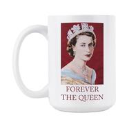 Taza de la reina Isabel II - Taza de cerámica de la reina de Inglaterra | Taza de recuerdo de la familia real | Taza coleccionable de la reina Isabel II | Taza de recuerdo de la reina Isabel II | Taza