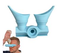 Taza de lavado de ojos, botella de enjuague portátil, dispensador de líquido compacto con tapa de sellado a prueba de fugas, herramienta de riego manual a presión, ideal para uso de seguridad en