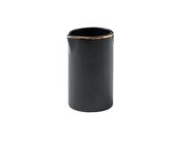 Taza de leche cerámica, tarro, taza y miel, café, cubo jugo, azúcar, for el hogar, 2 uds Para café(Black gold-70ml)
