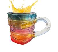 Taza de libro 3D genérica - resistente al calor 150 ml con decoración 3D colorida | Regalo biblioteca taza de café para lectores, maestros, bibliófilos,