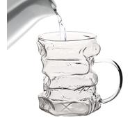 Taza de libro pintada a mano - Taza de vidrio 3D apilable | Elegante vidrio pintado | Tazas de lectura para los amantes de los libros | para lectores, escritores, bibliotecarios, mujeres y hombres