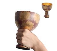 Taza de manualidades, Indiana Jones Santo Grial Cristo Cáliz, réplica de resina para Halloween, Navidad, decoración del hogar