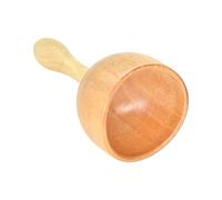 Taza De Masaje De Madera, Herramienta De Mano De Madera De Caucho | Rodillo Muscular Moldeador De Celulitis Ergonómico, Recipiente De Terapia Corporal Contorneado De 210g Utilizado Para Masaje